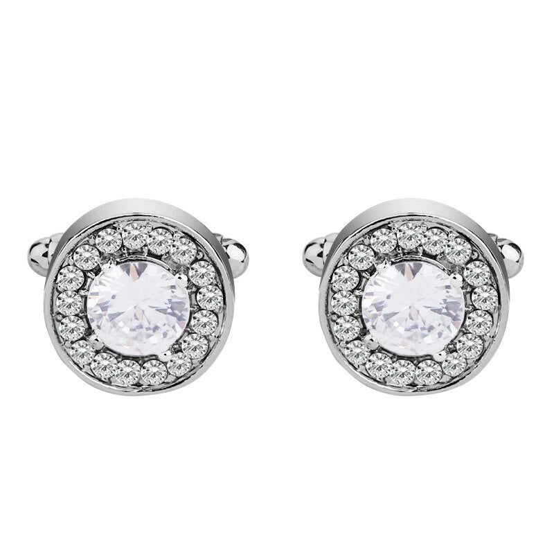 Crystal Stone Cufflinks