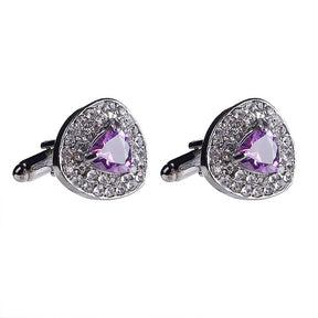 Crystal Stone Cufflinks