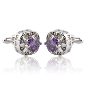 Crystal Stone Cufflinks