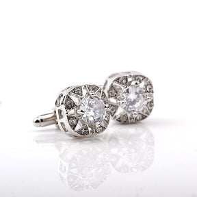 Crystal Stone Cufflinks