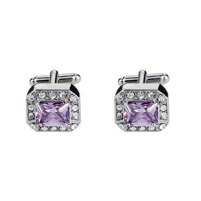 Crystal Stone Cufflinks