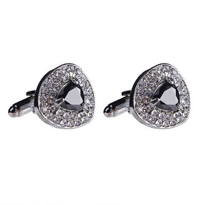 Crystal Stone Cufflinks