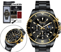 Waterproof Stainless Steel Chronograph Wrist Watch