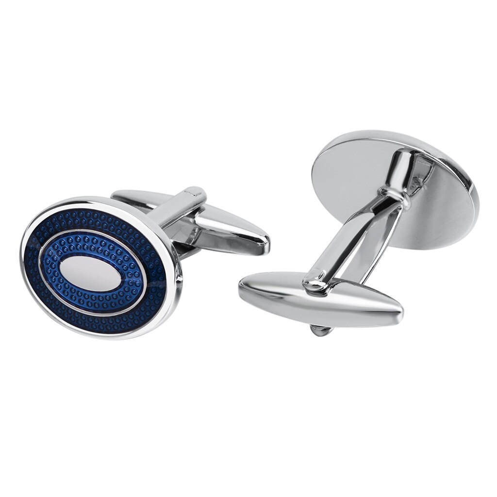 Savoyshi New Blue Enamel Cufflinks